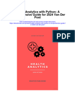 Health Analytics With Python A Comprehensive Guide For 2024 Van Der Post Full Chapter