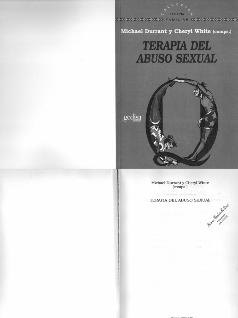 Terapia Del Abuso Sexual - Michael Durrant y Cheryl White | PDF
