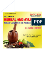 Herbal Ayurvedic Industry Database