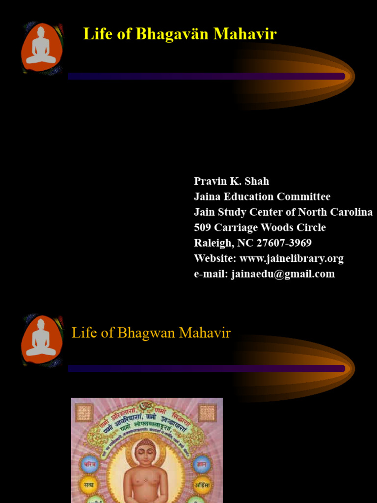 Life of Bhagwan Mahavir 150013 Data | PDF | Indian Philosophy ...