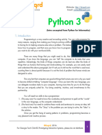 Python Handout cs6452