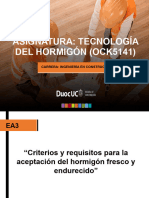 3.2.1 Criterios de Aceptación y Rechazo Del Hormigón