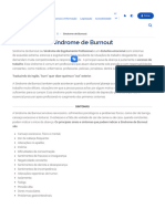 Síndrome de Burnout — Ministério Da Saúde