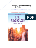 Health Psychology 11Th Edition Shelley E Taylor Full Chapter