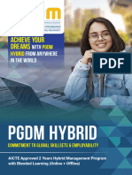 PGDM Hybrid - Brochure