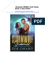 Stormwolf Summer Shifter Cub Camp Book 1 Zoe Chant All Chapter