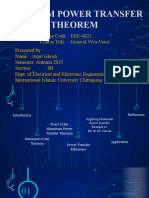 Maximum Power Transfer Theorem -Arpit