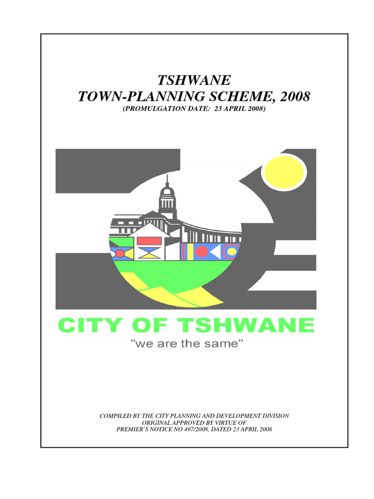 Tshwane Townplanning Scheme 2008 Pdf Building Apartment