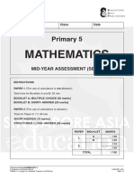 P5Maths Mid Year Set 1