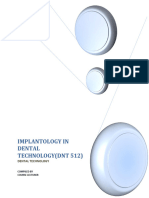 Implantology in Dental Technology