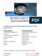 Complications of Botox and It's Management