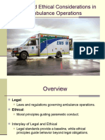 Legal and Ethical Considerations in Ambulance Operations