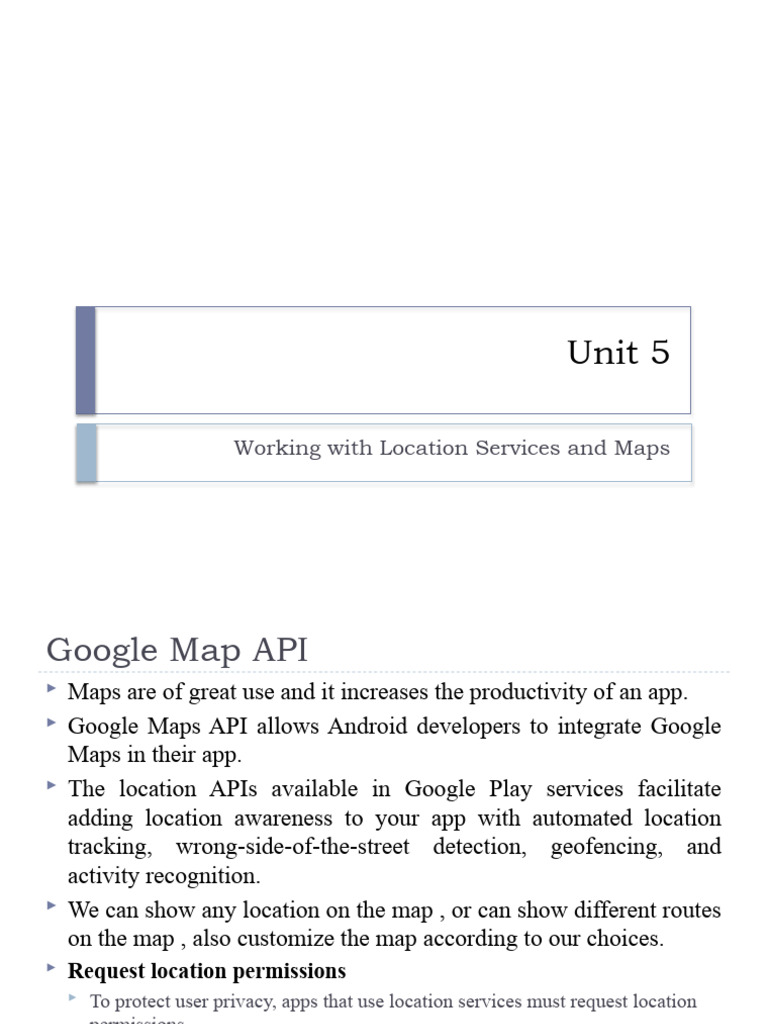 Google Maps API for Android Development | PDF | Mobile App | Google Play