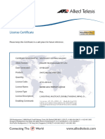 AT-FL-GEN2-01 x1pc, Lisence Certifcate SO240094