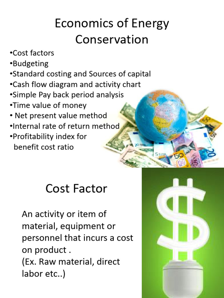 Energy Conservation Cost Analysis Guide | PDF | Net Present Value ...