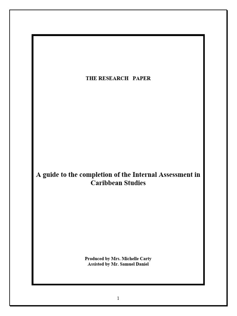 The Research Paper Guide | PDF | Survey Methodology | Mean