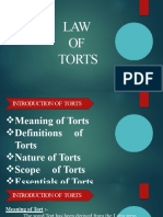 Introduction of Torts