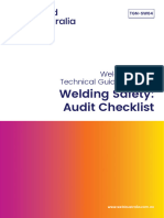 Weld Australia TGN-SW04 - Welding Safety - Audit Checklist Final