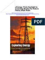 Exploring Energy From Sunlight To Electricity Learning Books For Kids Teens Shah Rukh Full Chapter