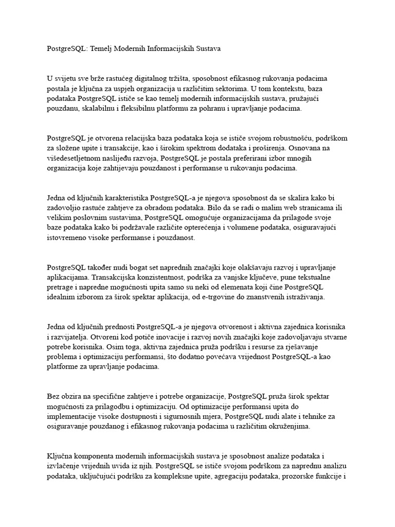 Postgre sql pdf