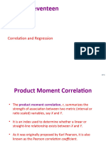 Correlation & Regression