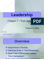 Leadership Chapter 2 Trait Approach