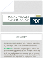 Social Welfare Administration