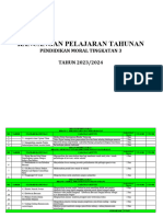 Rancangan Pelajaran Tahunan: Pendidikan Moral Tingkatan 3 TAHUN 2023/2024