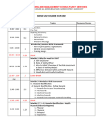 bosh  course outline