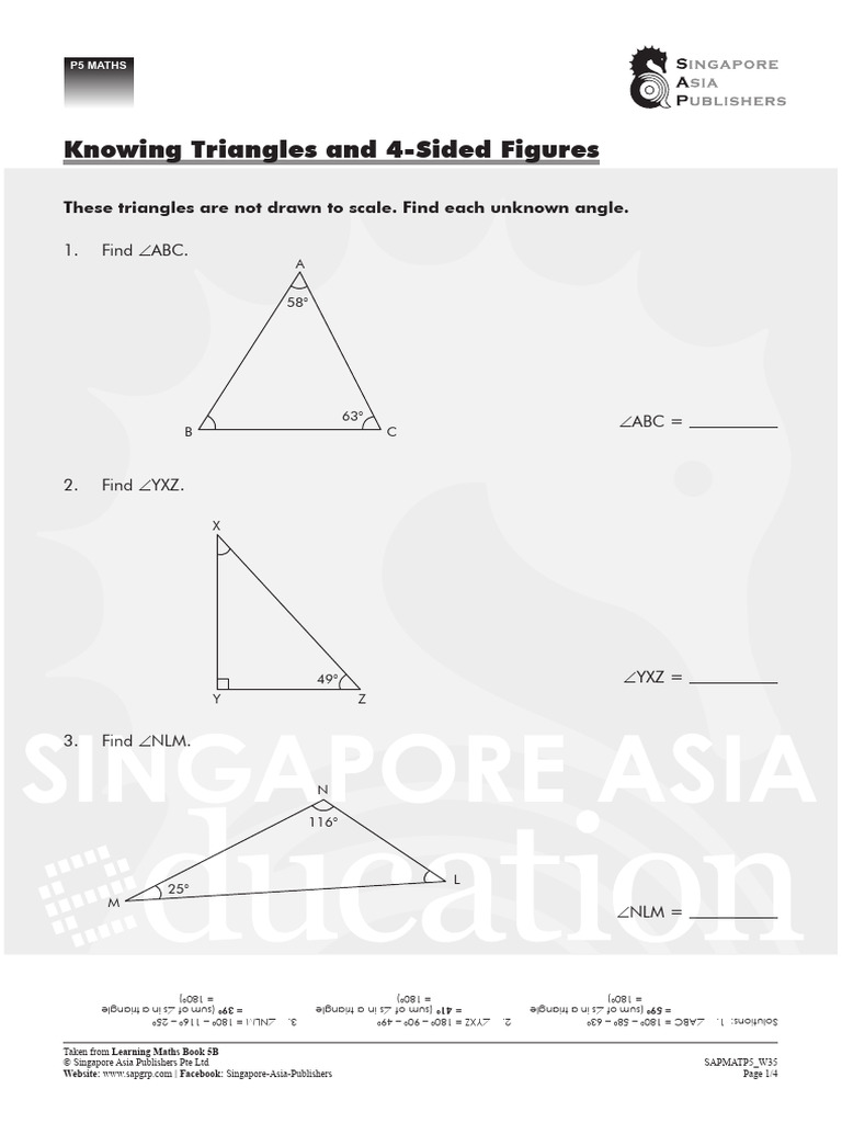 P5maths Week 35 Pdf Triangle Geometry
