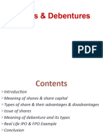 11. Shares and Debentures