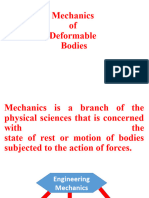 Mechanics of Deformable Bodies