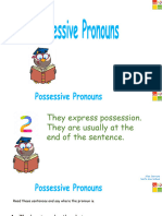 Explanation of Possessive Pronuns