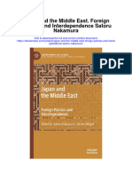 Japan and The Middle East Foreign Policies and Interdependence Satoru Nakamura Full Chapter