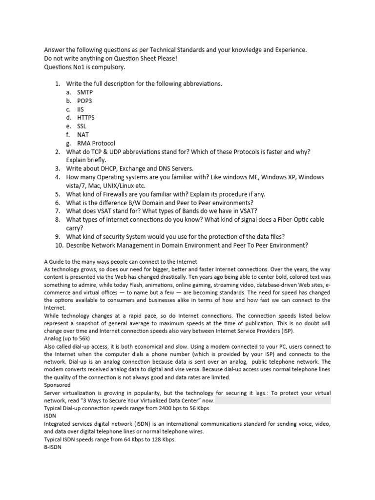 It related questions pdf digital subscriber line modem