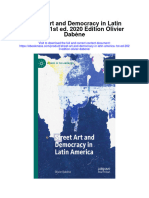 Street Art and Democracy in Latin America 1St Ed 2020 Edition Olivier Dabene All Chapter