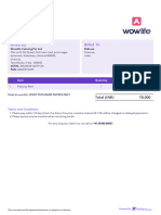 Invoice Wlsh06a - 0090 Wowlife Coliving PVT LTD Eldhose