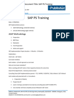 SAP Implementation and Certification Process