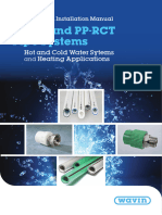 PP-RC and PP-RCT Pipe Systems: Hot and Cold Water Sytems and Heating Applications