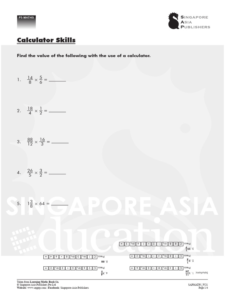 P5maths Week 21 Pdf Mathematics Mathematical Notation