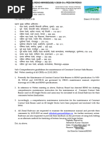 RDSO CCSB Letter