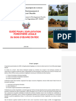Guide Pour Exploitation Forestiere Legale Du Bois en RDC