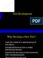 Unit 1 Test Development