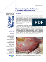 Síndrome Da Hipertensão Pulmonar A Ascite em Frangos de Corte.