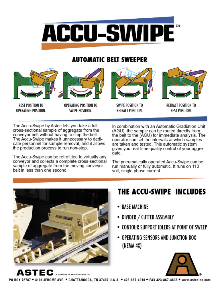Accu-Swipe Aggregate Sampling System | PDF
