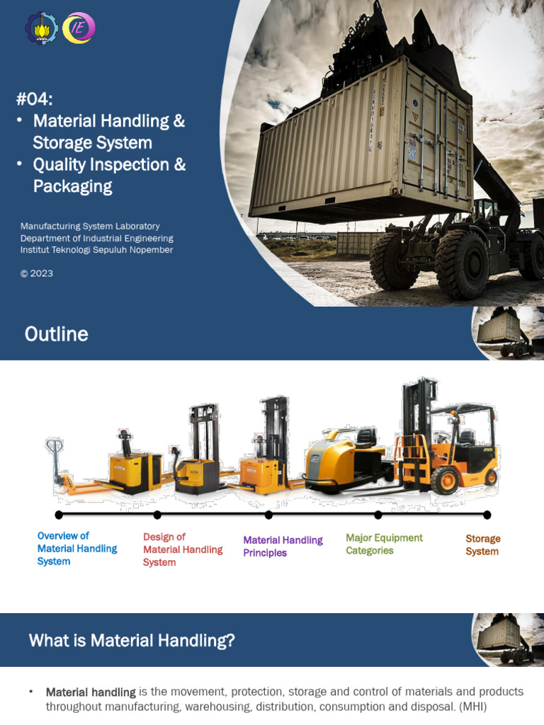 Material Handling System Overview | PDF | Warehouse | Packaging And ...