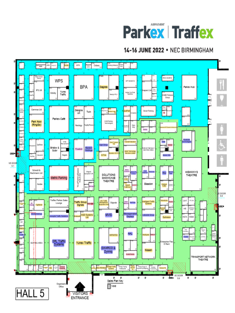 Traffex 2025 NEC Floor Plan Overview | PDF