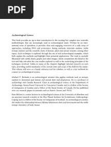 Michael Richards - Kate Britton - Archaeological Science - An Introduction-Cambridge University Press (2020)