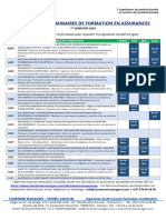 Formations en Assurances CIMA et RDC