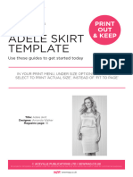 Adele Skirt Template 108